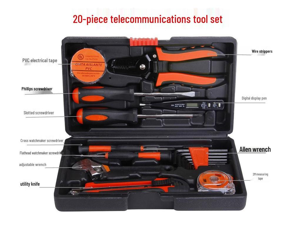 Set Multifuncțional de Uz Casnic: Cheie fixă, Șurubelniță și Kit de întreținere zilnică