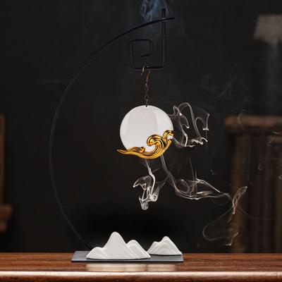 Backflow Burner Desktop Tea Ceremony with Holder Decorative