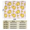 Yellow Duck Super Soft Blanket  Kids Adult Plush Throw Blanket Fluffy Couch Bed Flannel Bedspread Sofa Bed Cover