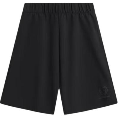 Li Ning Solid Color Mid Waist Elastic Versatile Breathable Five Point Sports Shorts Men Shorts AKSV455-3