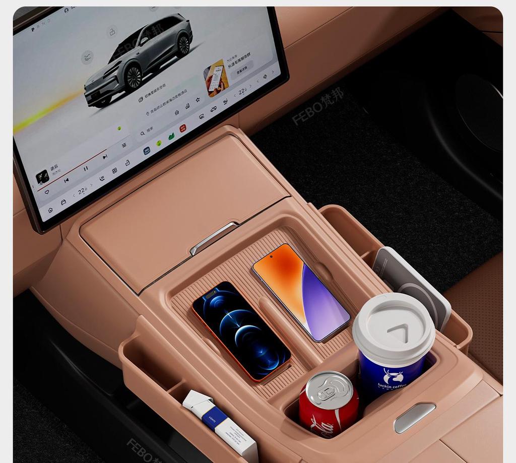 Fits 25 Lydo L90 Center Console Models: Multifunction Full Coverage Storage Mat for Car Modification.