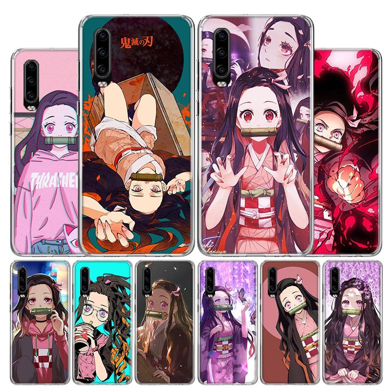 

Demon Slayer Kamado Nezuko Cover Phone Case For Huawei P30 P20 P10 P40 P50 Pro Mate 20 40 30 10 Lite Popular Fundas Art Gift