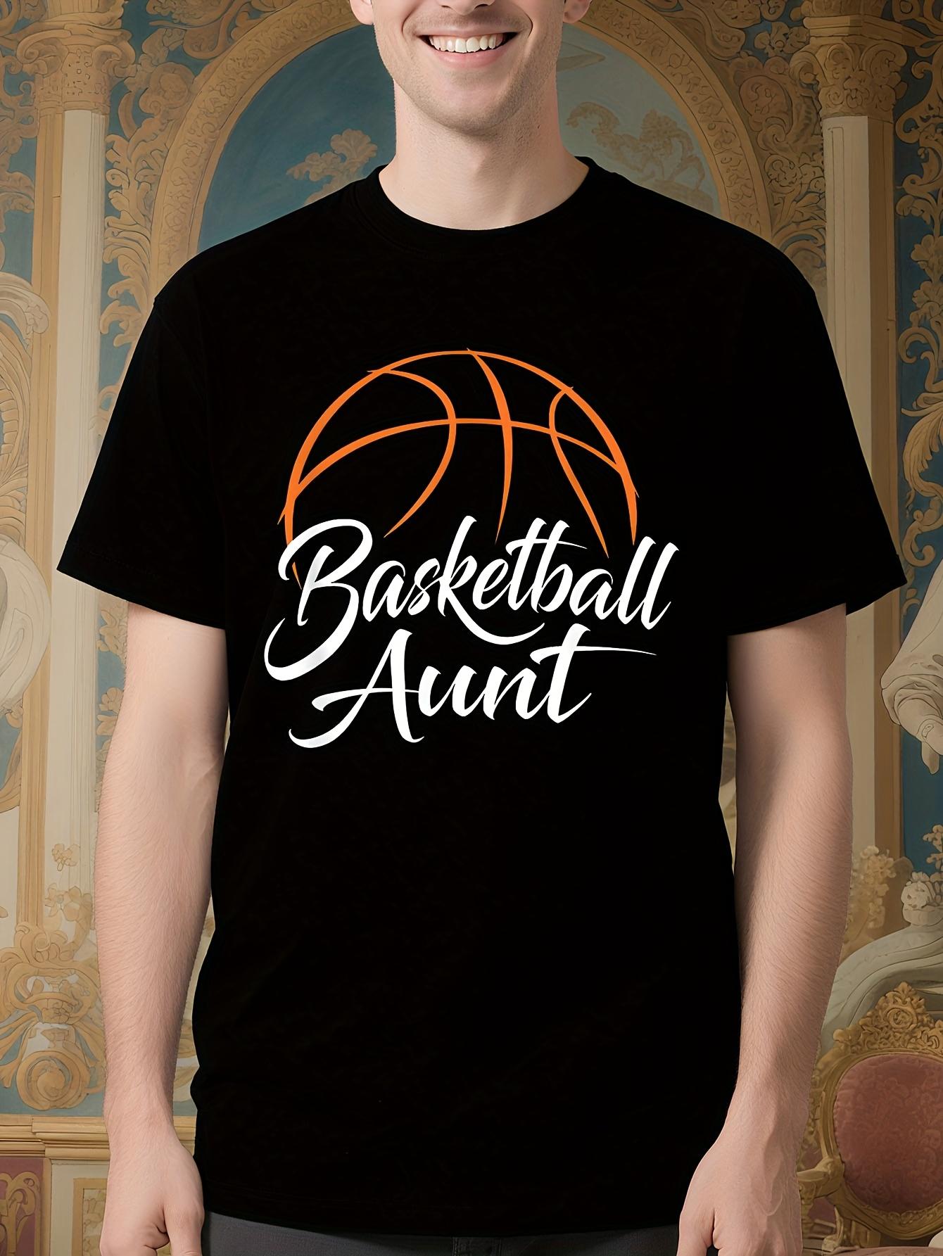 Basketball Aunt | Basketball Mom Auntie T-shirt XXL