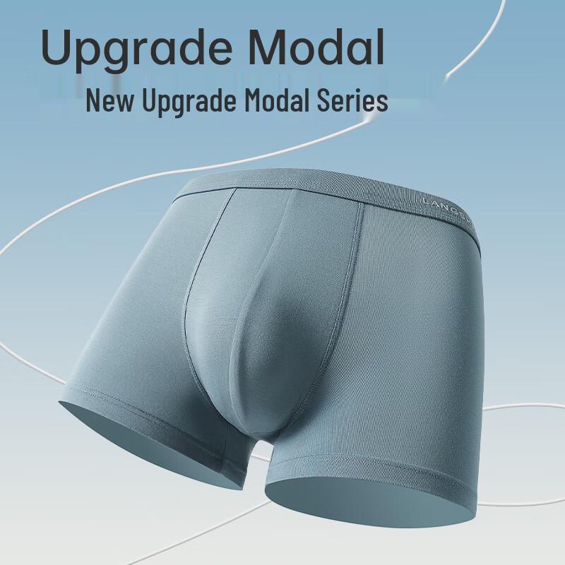 Langsha Men's Modal Antibacterial Boxer Briefs