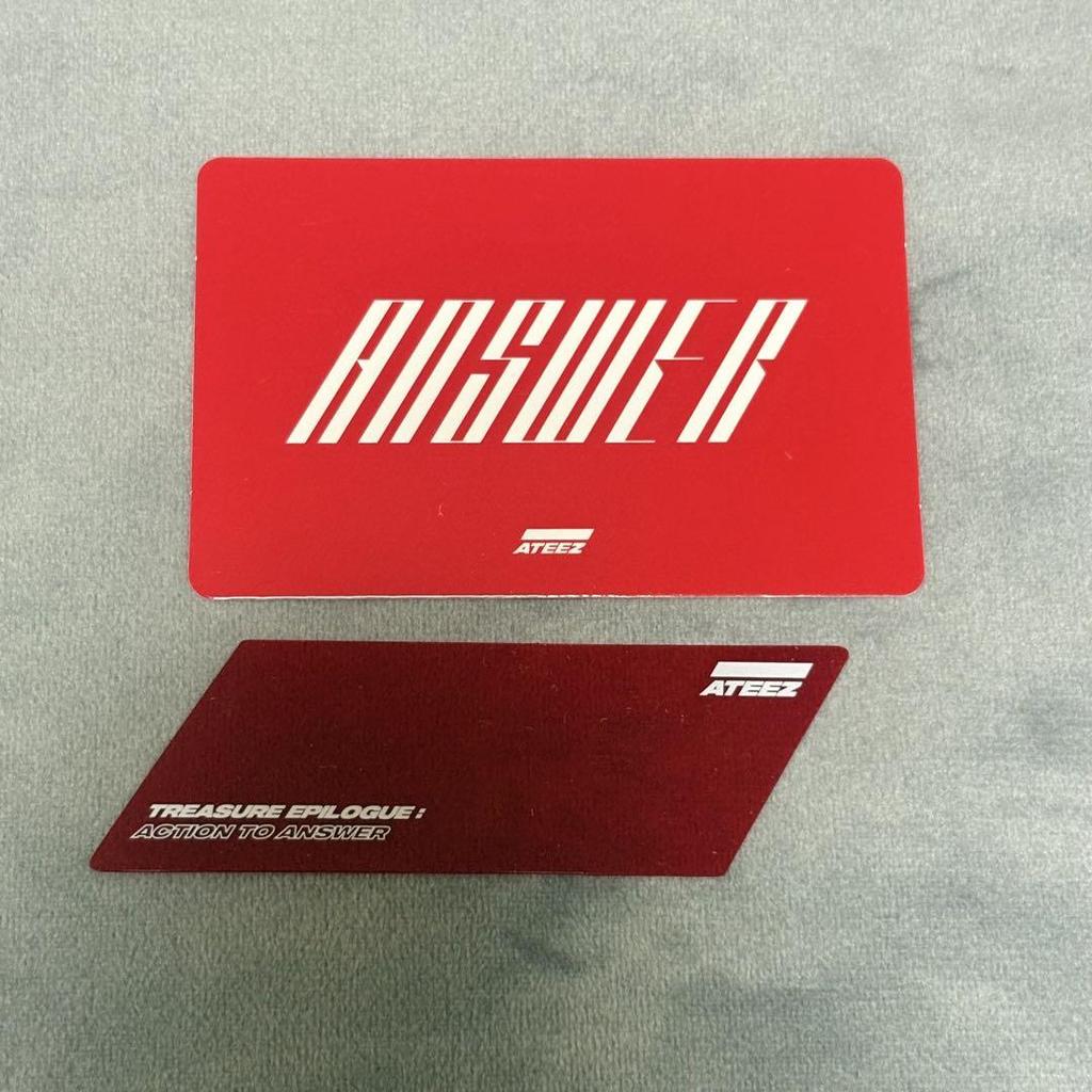 [USED] ATEEZ Seonghwa TREASURE ACTION TO ANSWER