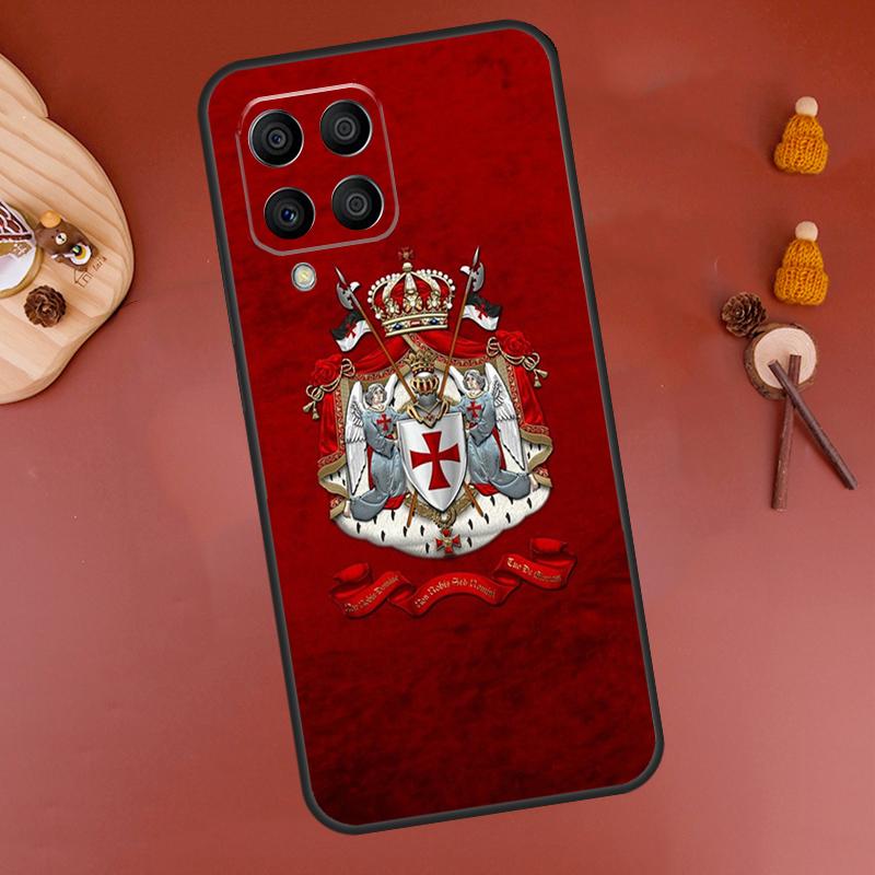 

Knights Templar Coat of Arms Case For Samsung Galaxy M12 M13 M14 M54 M23 M16 M11 M21 M31 M20 M34 M52 M32 M36 M56 M15 M55 Samsung M30s