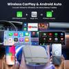 2026 Android 14 Car AI Box Wired To Wireless Carplay Android Auto Adapter 5.8GWiFi For YouTube Netflix Car Intelligent Systems