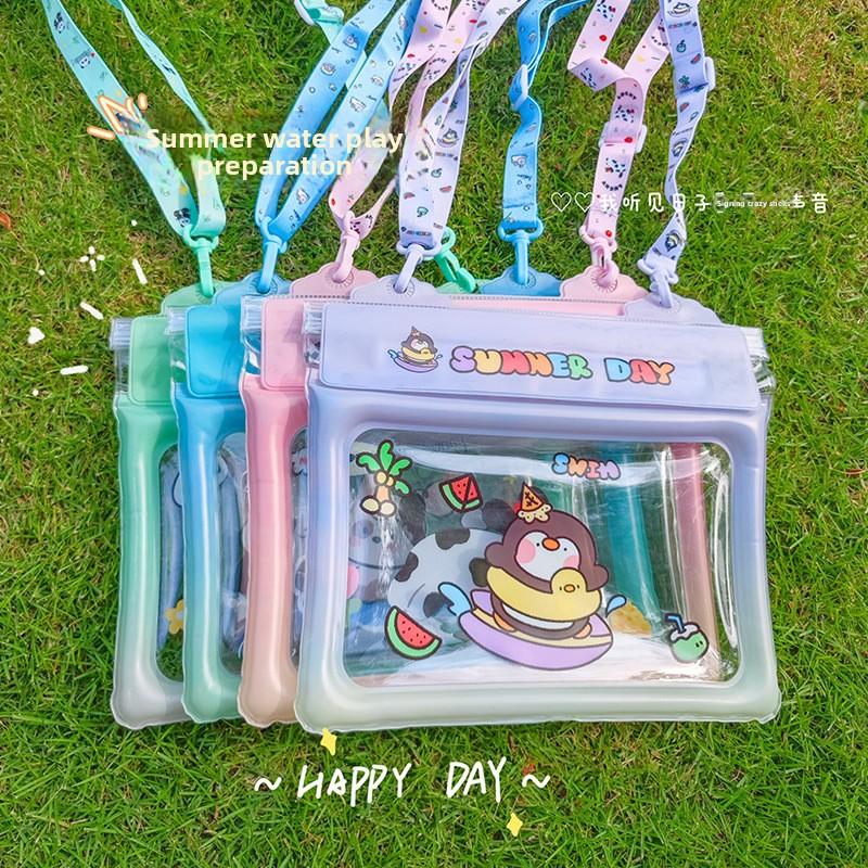 Double-layer Sealed Touch-screen Swimming Diving Rafting Water Park Mobile Phone Waterproof Bag