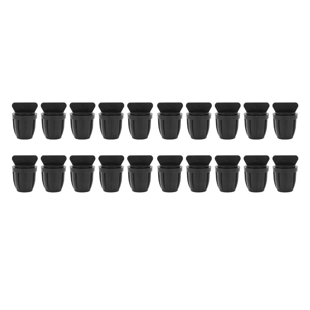 20 Stück 8mm/11mm Schlauchendstopfen Einfache Montage Bewässerungszubehör Garten Tropfband