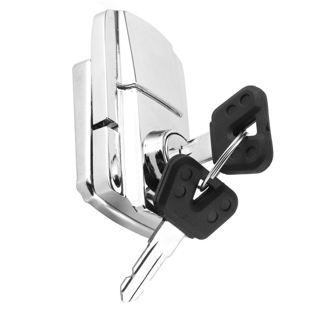 Motorcycle Rear Trunk Lock Anti?Theft with 2 Keys Modification Accessories Fit for Big Sheep