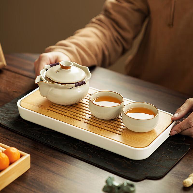 Chuwu Ru Kiln Ceramic Kung Fu Tea Set