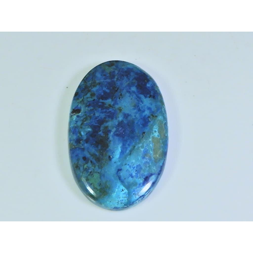 24X40X06MM Natural Shattuckite Oval Shape Cabochon Loose Gemstone 62Cts. D-124