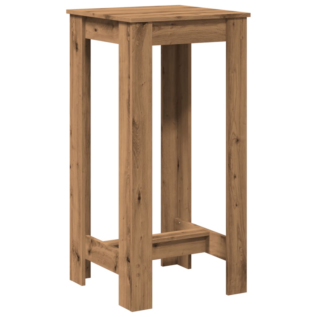 Vidaxl Bar Table, Artisan Oak, 51X50X103.5 Cm