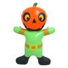 Halloween Inflatable Pumpkin Decoration Spooky Giant Blow Up Figure with Pumpkin Head for Lawn Yard Party Garden Outdoor Decoration