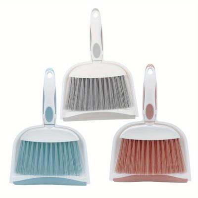 1Set Mini Broom and Dustpan Set - Suitable for Desktop, Household, Office