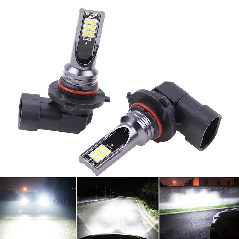 2Pcs 9005 9006 Led Hi-Low Beam Headlight 100W 19000Lm Fog Lights 6000K White