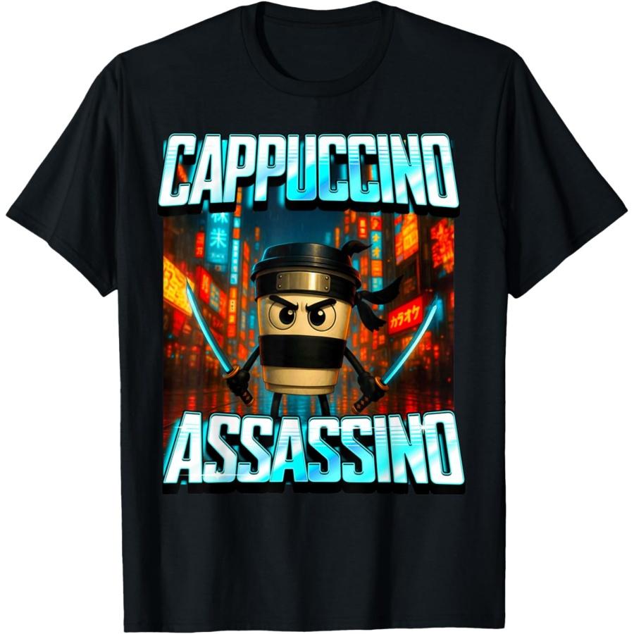 Капучино Ассасино Маразм Итальянская Мем Футболка S
