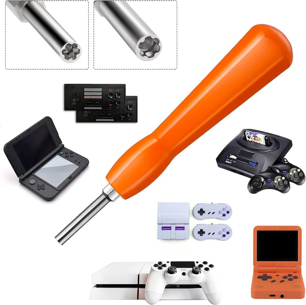 JUTOSU Special Precision Nintendo Screwdriver with Line Head Line Head Screwdriver for Game and Compatible with Super and Game Boy and Screwdriver,