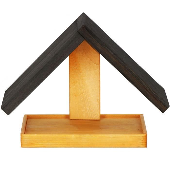 Krmítko pro ptáky - Springos - 31 x 13 x 22,5 cm - Dřevo odolné proti povětrnostním vlivům - Malý pták