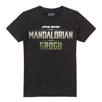 Koszulka Unisex z Logo Filmu The Mandalorian & Grogu dla Dorosłych