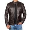 Men's Vintage Fashion Jacket Stand-Up Collar Motorcycle Jacket Slim Fit Multi-Pocket Jacket Spring Summer