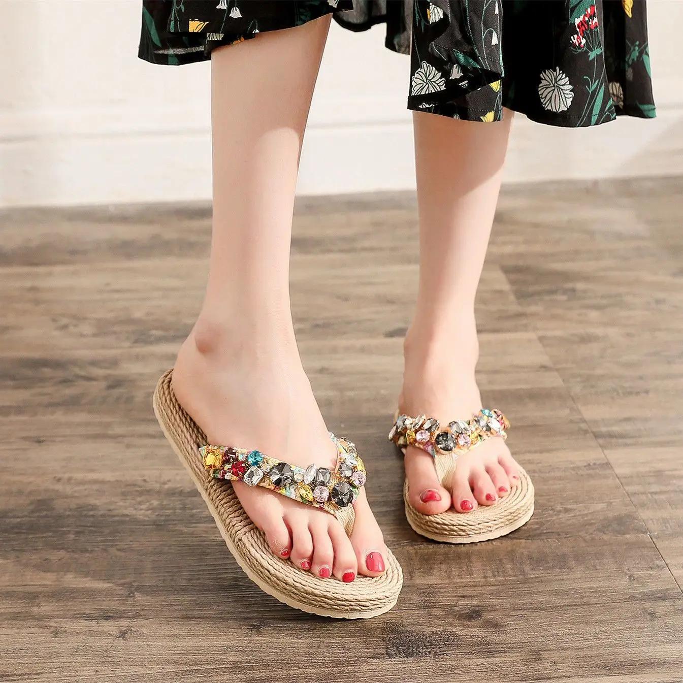 Обувь Пляжные Шлепанцы Новая Мода Женские Тапочки И Женские Сандалии Оптом — фото 18