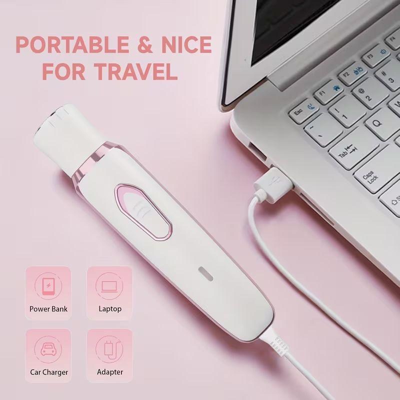 Xiaomi 4-in-1 Rechargeable Electric Lady Shaver Set - Portable 500mAh Wet & Dry Painless Trimmer for Face, Nose, Legs & Underarms