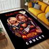Personalized Name Horror Doll Living Room Non-Slip Area Rug Soft Carpet for Bedroom Playroom Sofa Office Home Decor Doormat