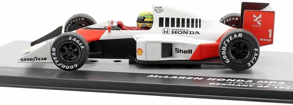 Altaya 1/43 McLaren Honda F1 MP4/5 1989 German GP Ayrton Senna Diecast Miniature Car [Parallel Import]