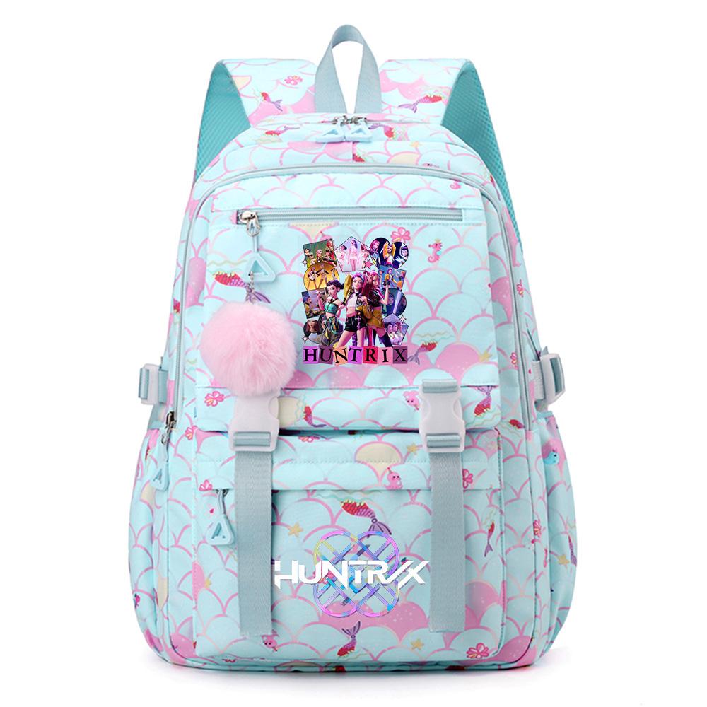 Anime Printed Backpack Large Capacity Bookbag Student Boy Girl Schoolbag Outdoor Large Capacity Waterproof Sports Laptop Travel Bag