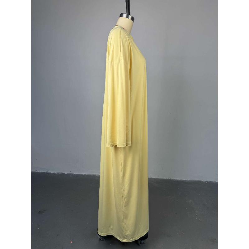 Women's 2026 Summer New Casual Long Cardigan Long Sleeve Top High Waist Long Pants Fashion Set