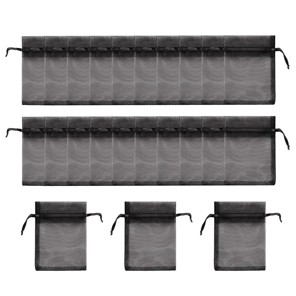 100er Pack Obstnetzsäcke 10x15 cm Obstschutz-Netzsäcke Klein für Erdbeeren Beeren Mangos Tomaten Äpfel