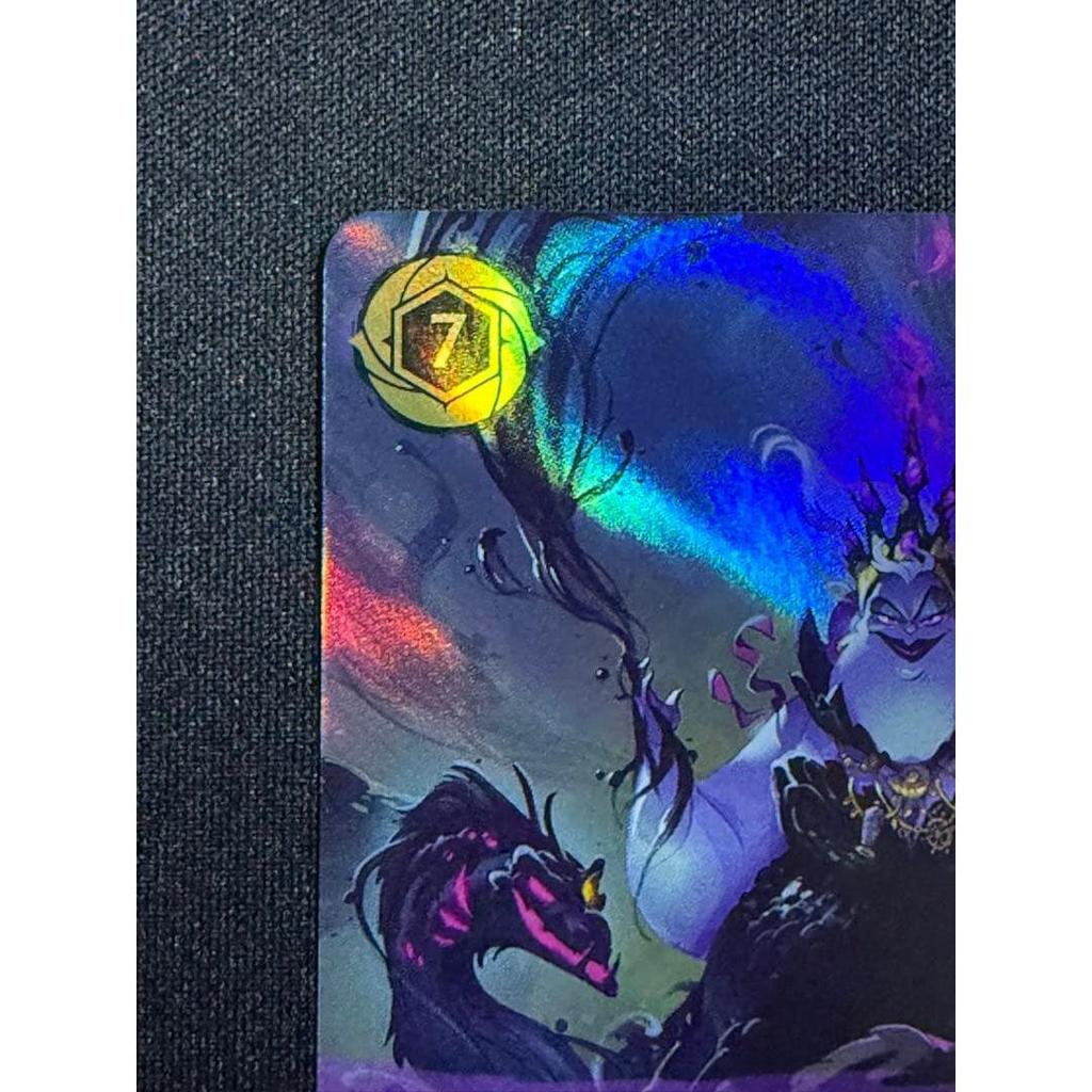 Used [Condition A] Lorcana Ursula Witch King of the Ocean Enchanted SCS Promo