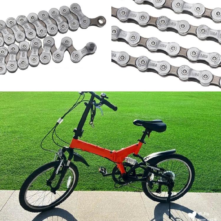 9 Speed Mountain Bicycles Chain, Mountain Bike Road Hybrids Cycle Chain 112 Link Quick Releases Link Bike Speed Chain
