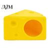 Comfortable Small Pet Shelter Cheese Hamster Hideout, Funny Cave House, Breathable House Food Bowl, Cage Accessory for Gerbils, Guinea Pigs Shaped