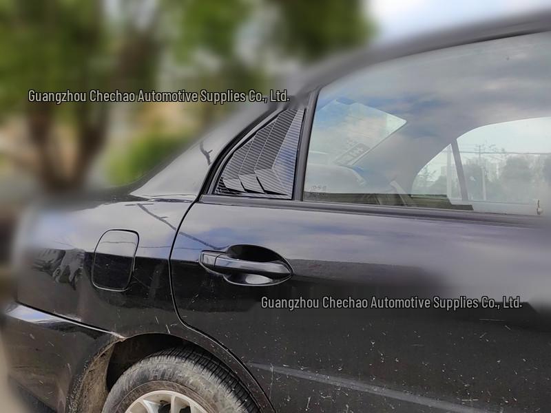 Mitsubishi Lancer Rear Window Louvers - Mustang Style Air Vent Trim