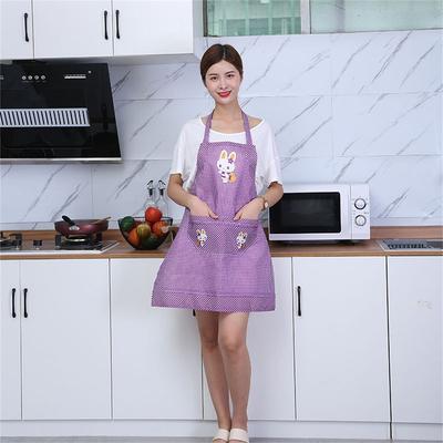 Kitchen Accessories Antifouling Clothes Household Bib With Pocket Cleaning Aprons Apron Cooking Oil-proof