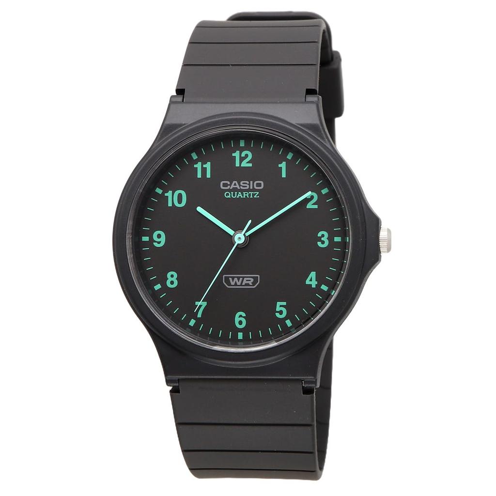 Casio Analog Watch with Biomass Plastic Dark Overseas Model MQ-24B-8B Band, Unisex, Gray, (Used)