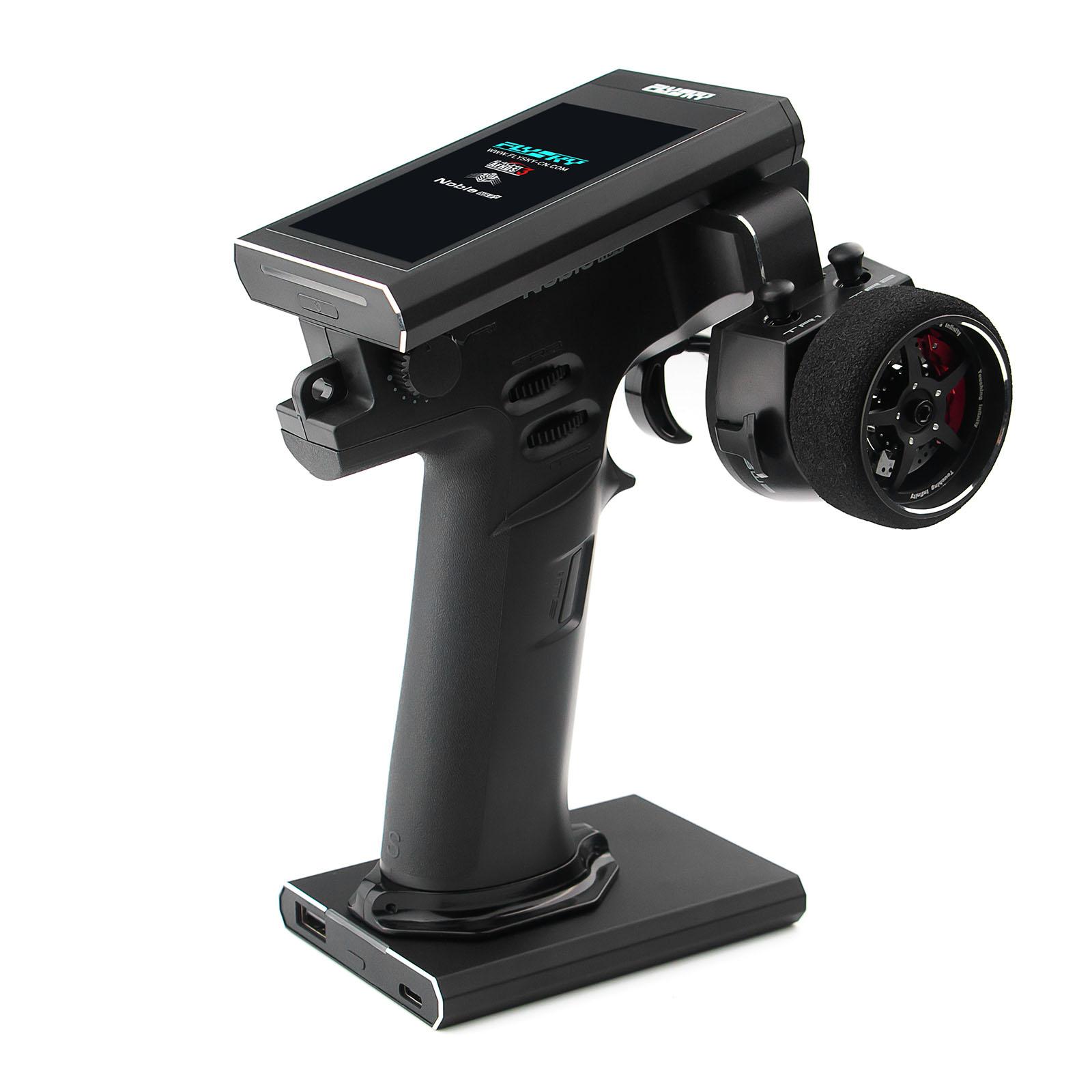 

Flysky Noble NB4+ 2.4G 8CH Radio Transmitter Remote Controller with FGR4S Receiver AFHDS 3 Protocol for Remote Control Car Boat чорний