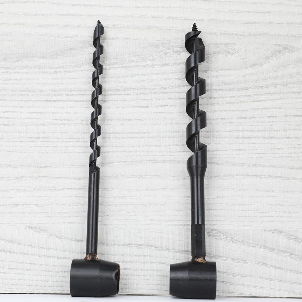 Wood Auger Drill Bit Bushcraft Hand Auger Wrench Heavy Duty Steel Hand Auger Wood Drill Bushcraft Auger Tools for Camp