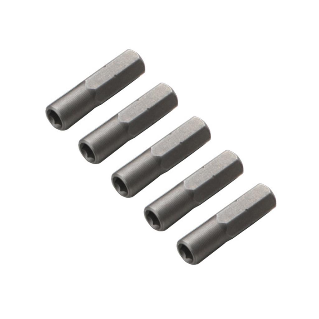 5Pieces Hex Bit Adapter Set Magnetic 1/4Inch To 4mm Precision Socket Shank for Screwdriver and Drill Tools