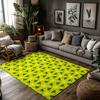 Tuniu Bright Geometric Green Triangle Carpet Rug for Living Room Bedroom Kids Room Floor Mat
