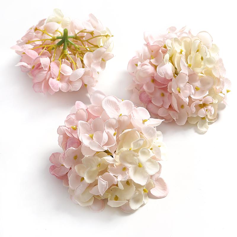 Silk Hydrangea Flowers for DIY Headwear & Wedding Decor