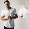 Manatsulife Short Sleeve Henley Raglan Round Solid Perfect for DT05 Men's T-Shirt, Neck, Sleeves, Button-Down, Neck, Layered, Color, Commuting, Golf,