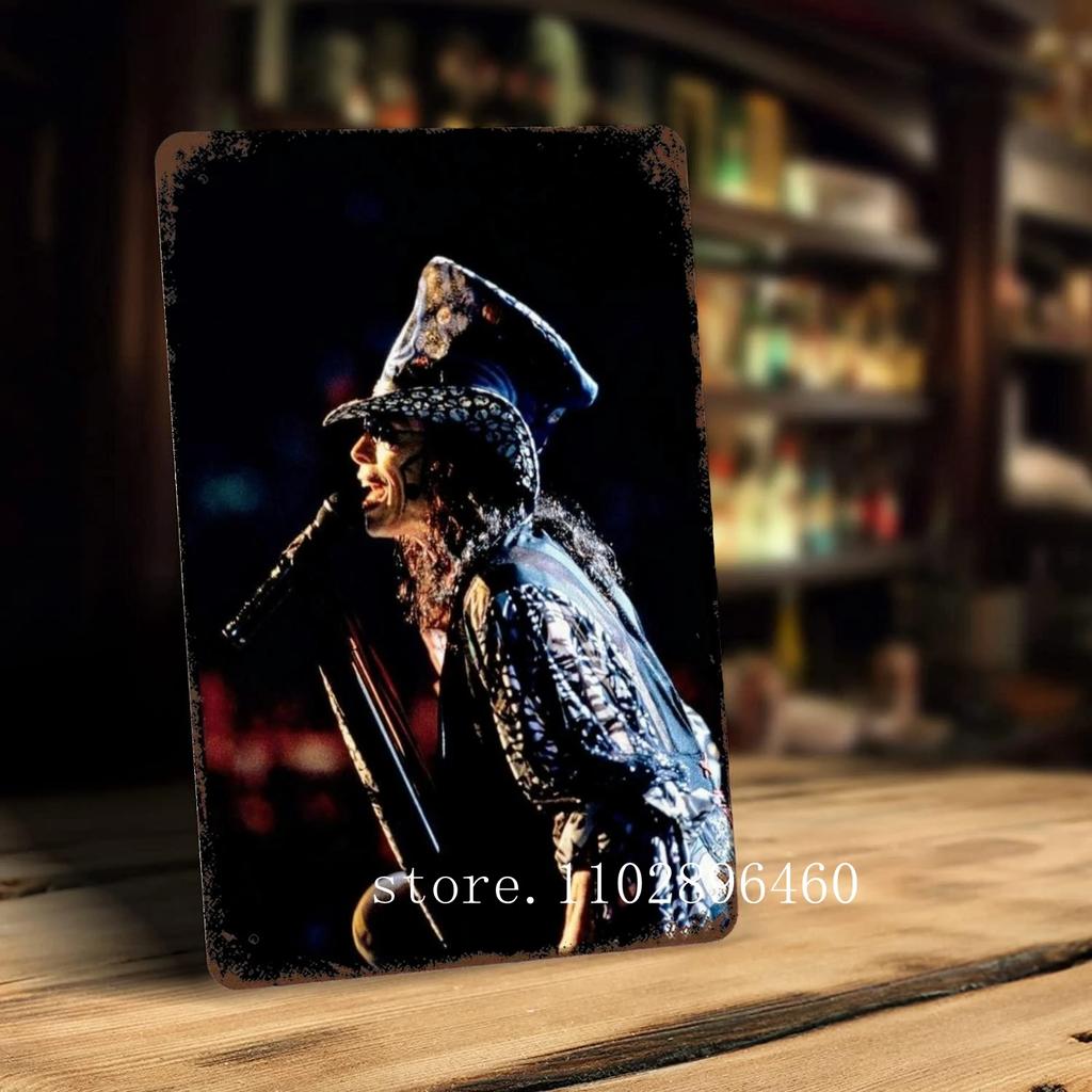 Steven Tyler Metal Plaques & Signs wall decor Vintage Tin Signs Captain Metal Poster Decor for Bar Pub Club Wall Decoration