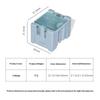 5Pcs Splicable Mini Electronic Component Storage Box Detachable Organizer Case For Resistor Ic Patch Screw Small Hardware Parts