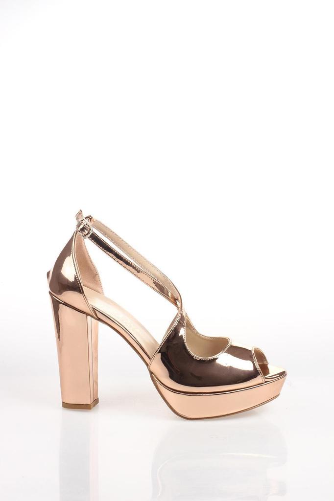 Women's Fashion Style High Heels Skin Face Pearl Party Wedding Evening Dress Shoes