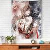 Kawaii Home Decor Wall Hanging Tapestry Cute Home Decor Tapestry Anime red Girl Tapestry ins style girl Tapestry