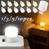 Car USB Night Light Low Power Mini LED Plug-in Rechargeable Lamp Auto Interior Reading Camping Emergency Lighting Accessories