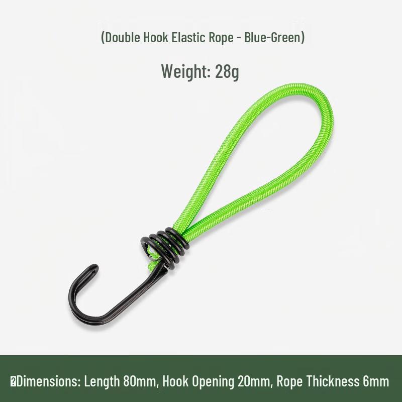Elastic Bungee Cords with Double Hooks